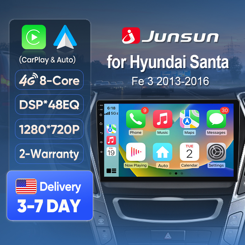 Japanese Lifestyle Called - วิทยุติดรถยนต์ Junsun AI Voice พร้อมระบบ CarPlay