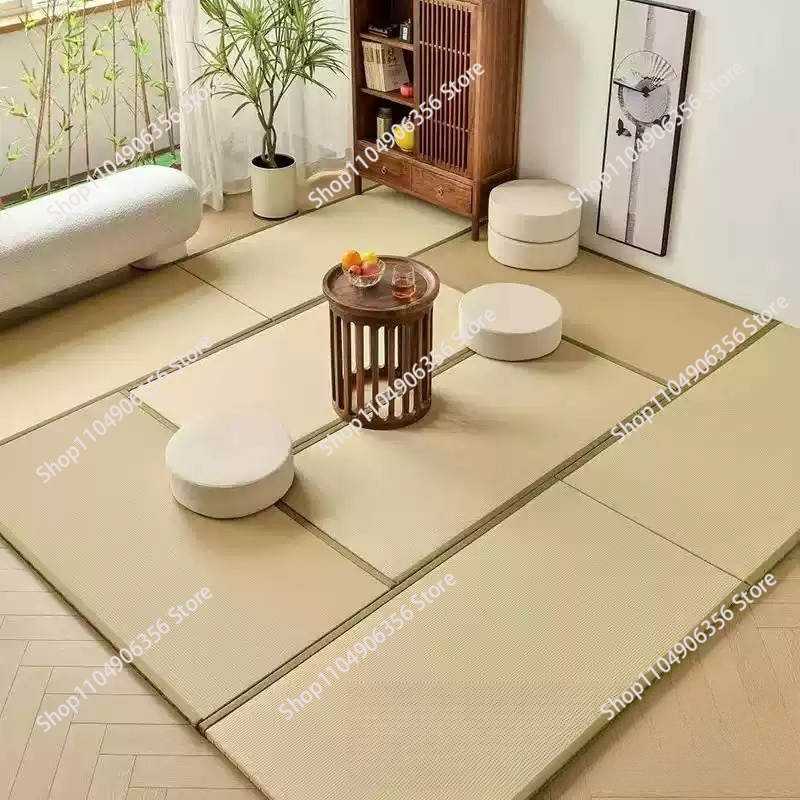 Tatami Mat Rush - เสื่ออิกุสะทาทามิแบบญี่ปุ่นดั้งเดิม เสื่อฟางสานสำหรับนอน เสื่อยูโด สำหรับห้องนอน หอพัก โยคะ