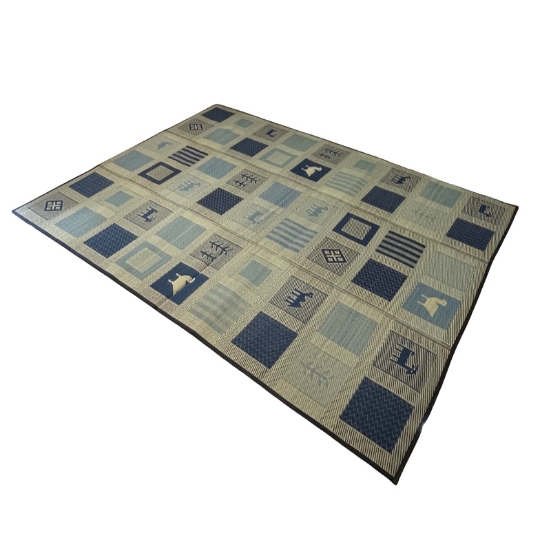 Tatami Mat Rush - เสื่อโยคะสไตล์ญี่ปุ่นทรงสี่เหลี่ยมผืนผ้า - ขนาด 180x240 ซม. เสื่อปูพื้นจากหญ้าธรรมชาติสำหรับใช้ในบ้าน