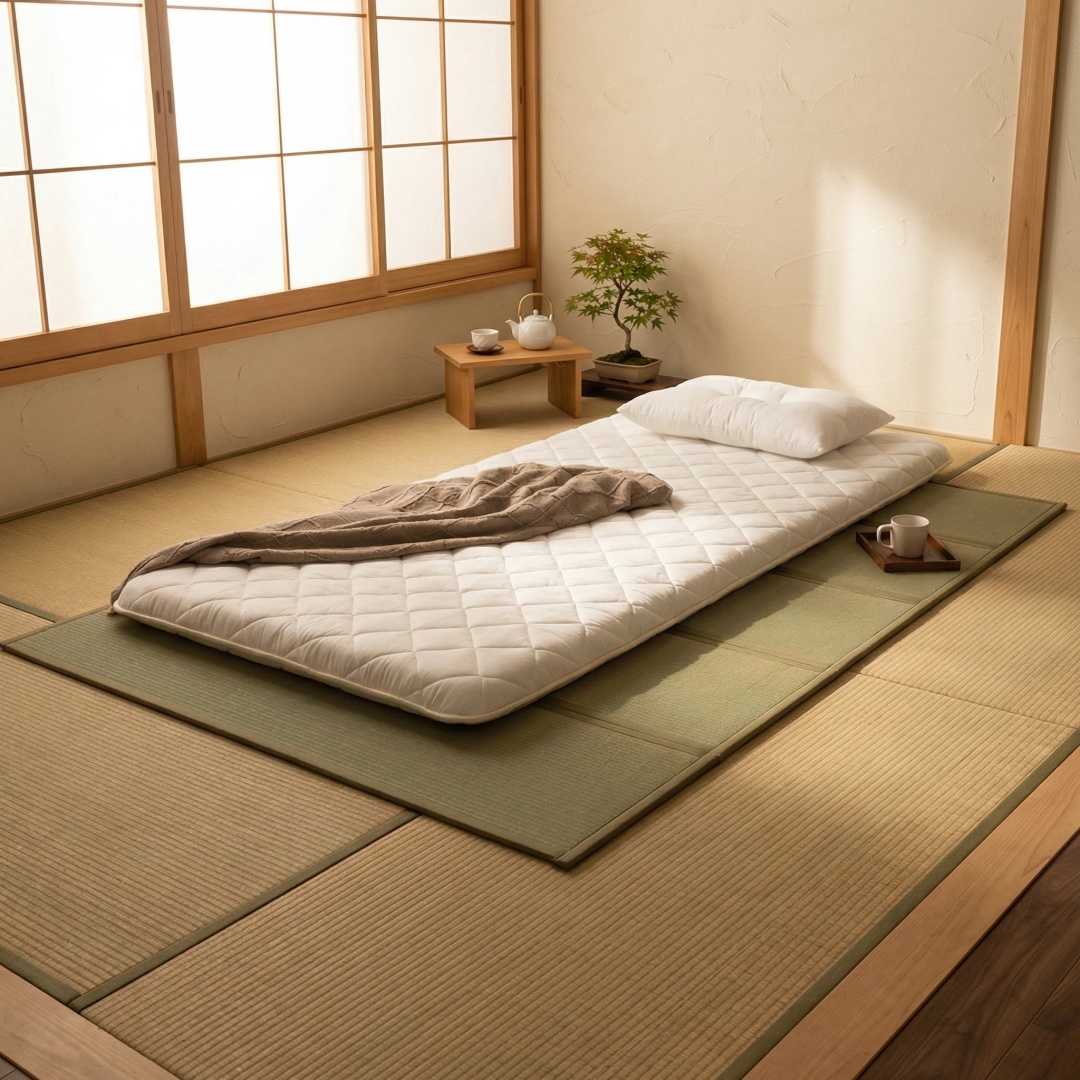 Tatami Mat Rush - Damedai 4 พับ Tatami Pad เฟอร์นิเจอร์ญี่ปุ่น