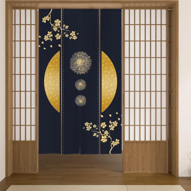 VIKAMA ผ้าม่านประตูลายแมวสไตล์ - Noren Curtain Doorway บทวิจารณ์และราคา