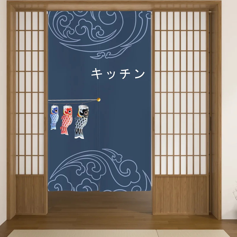 VIKAMA ผ้าม่านประตูลายแมวสไตล์ - Noren Curtain Doorway บทวิจารณ์และราคา