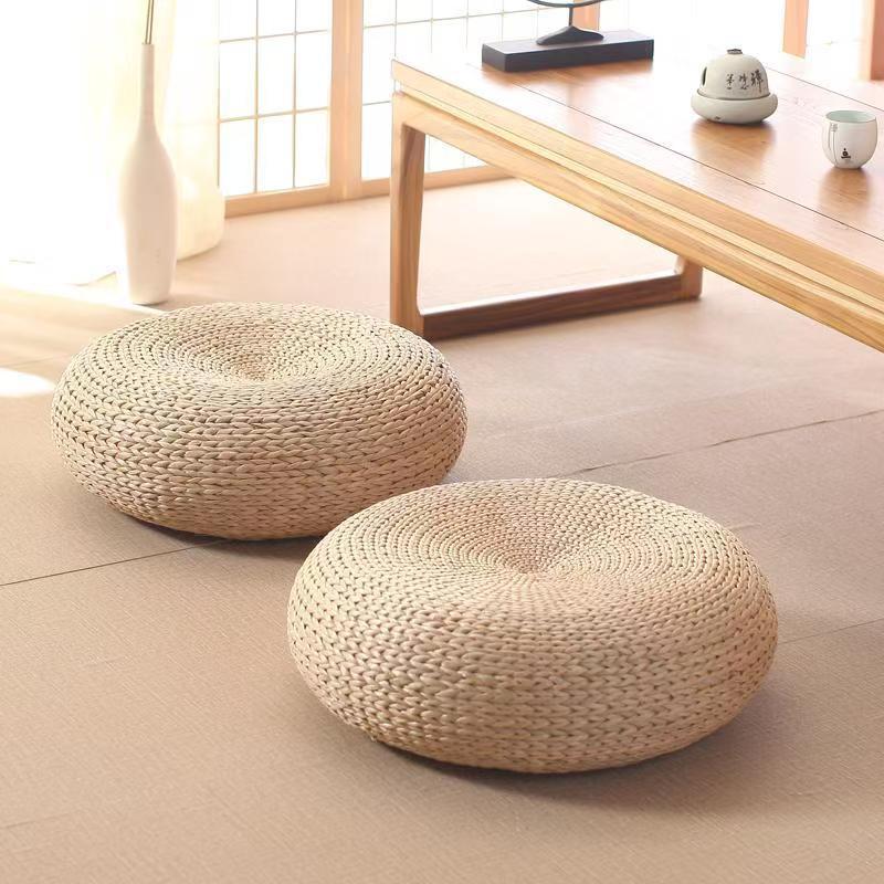 เบาะรองนั่งพื้นทำมือจากวัสดุธร - Tatami Mat Rush บทวิจารณ์และราคา