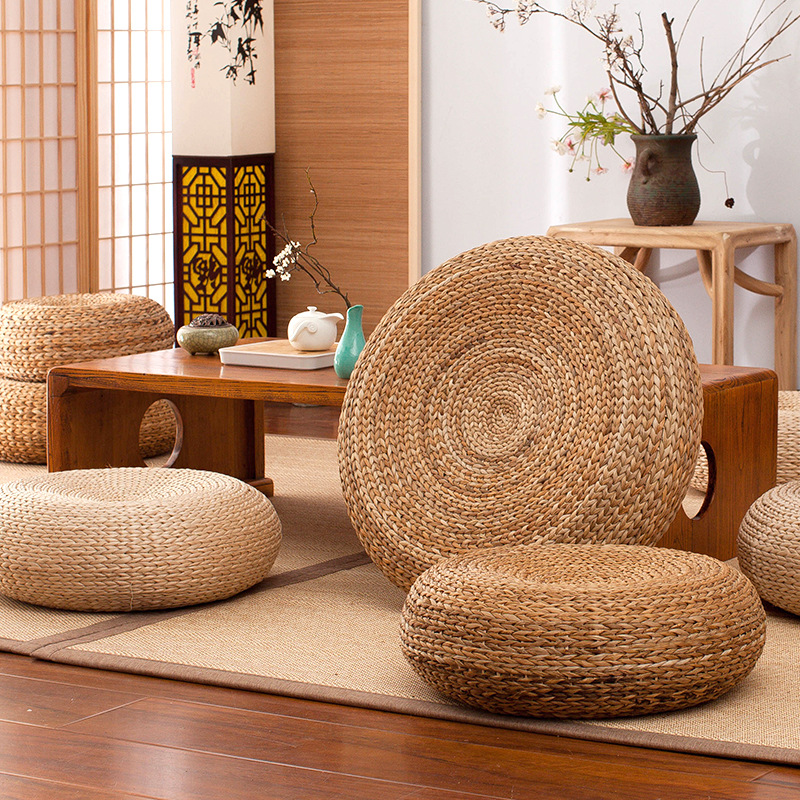 เบาะรองนั่งพื้นทำมือจากวัสดุธร - Tatami Mat Rush บทวิจารณ์และราคา