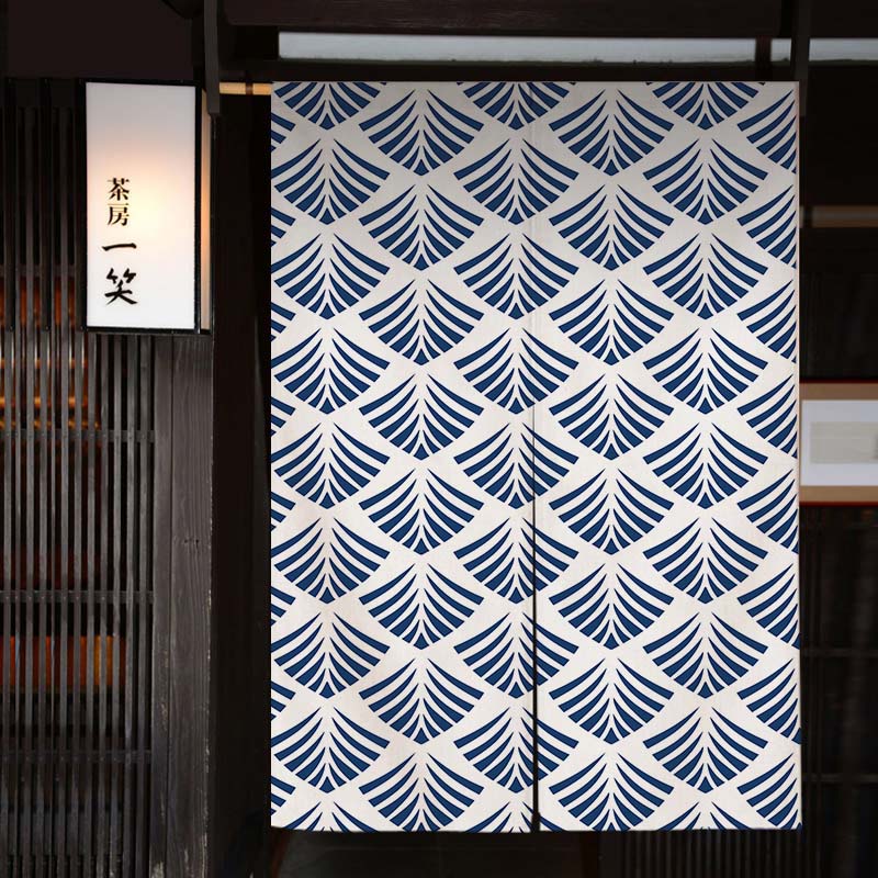 คลื่นเนื้อญี่ปุ่น Noren ประตูผ - Noren Curtain Doorway บทวิจารณ์และราคา
