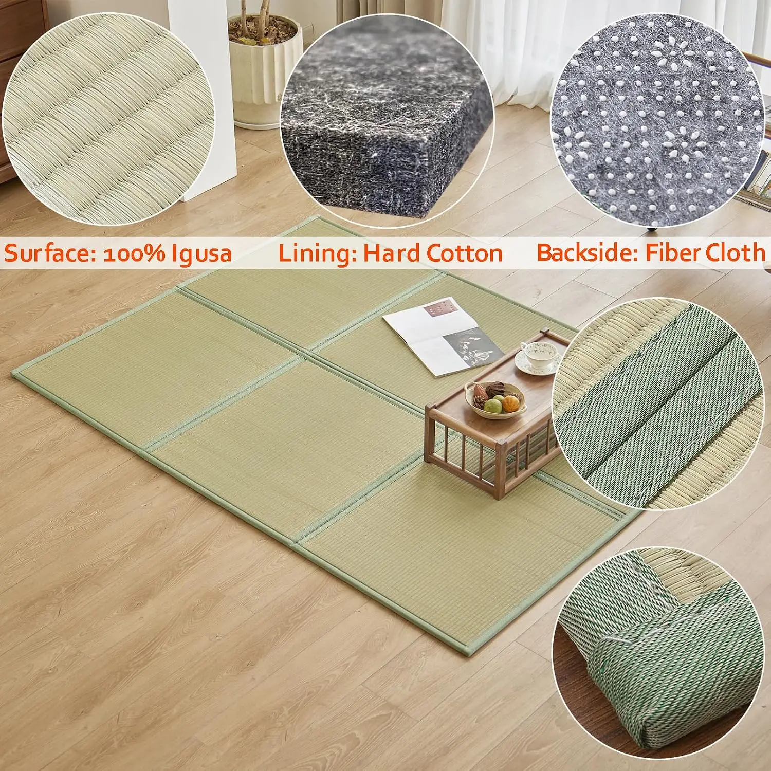 เสื่อทาทามิปูพื้นจากหญ้ารัชธรร - Tatami Mat Rush บทวิจารณ์และราคา
